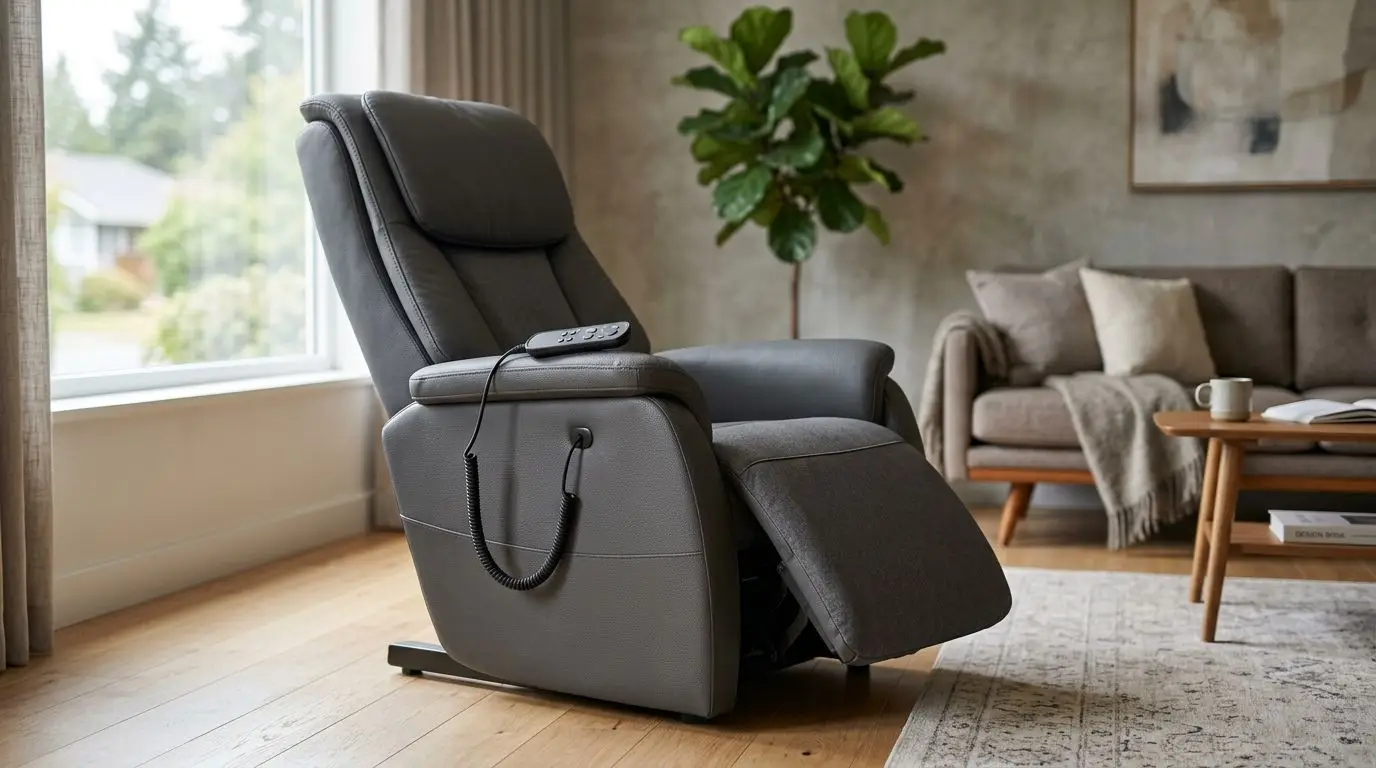 Generic massage chair remote and cable ready for troubleshooting